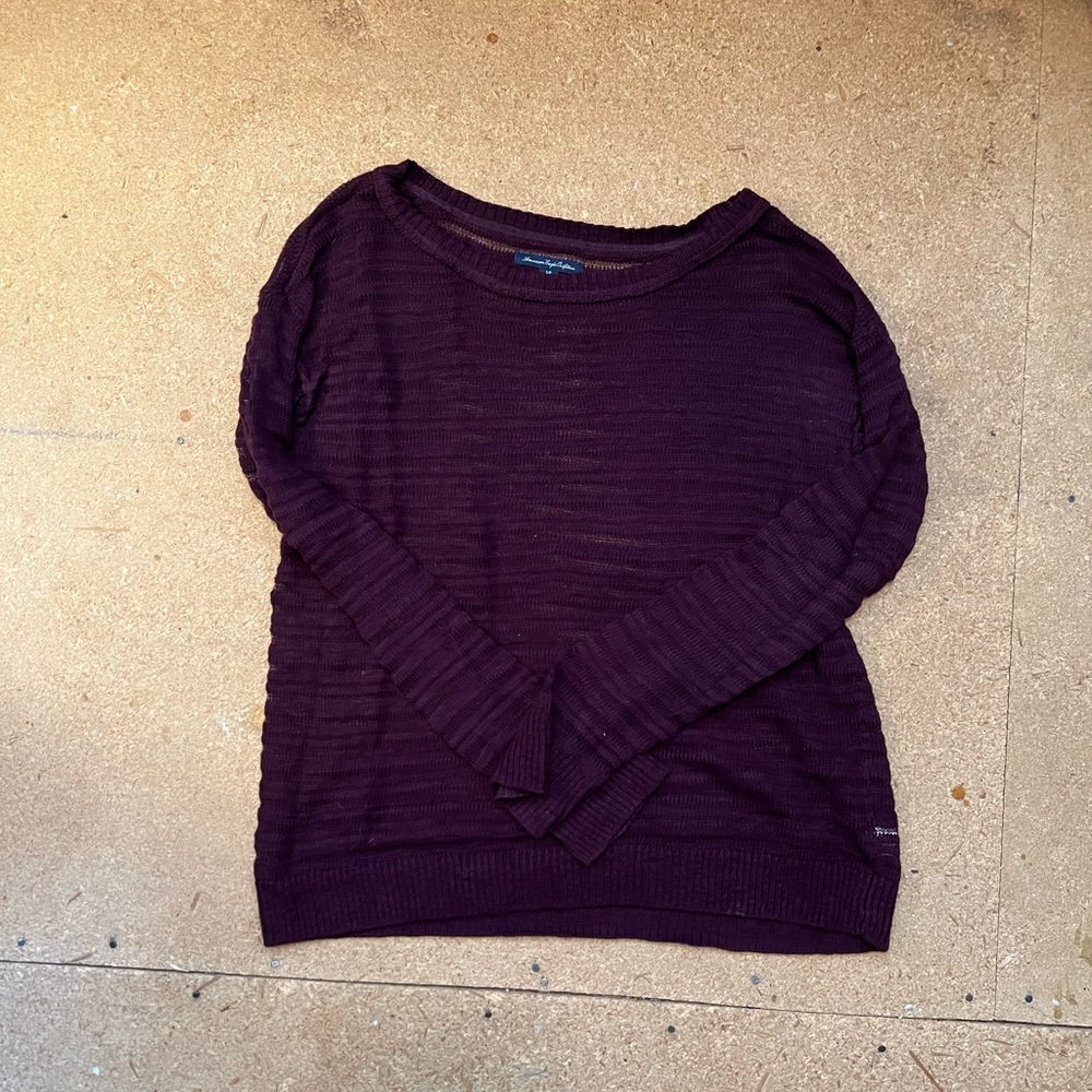 American Eagle Sheer Sweater